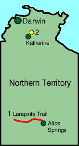 Map of Northern Territory