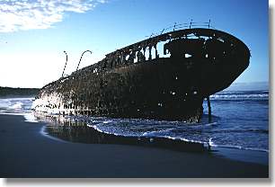 The Svenor at Wreck Bay