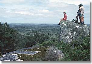 From Mt Pingerup looking to Broke Inlet